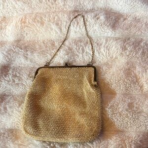 Vintage Elegant Gold Evening Clutch